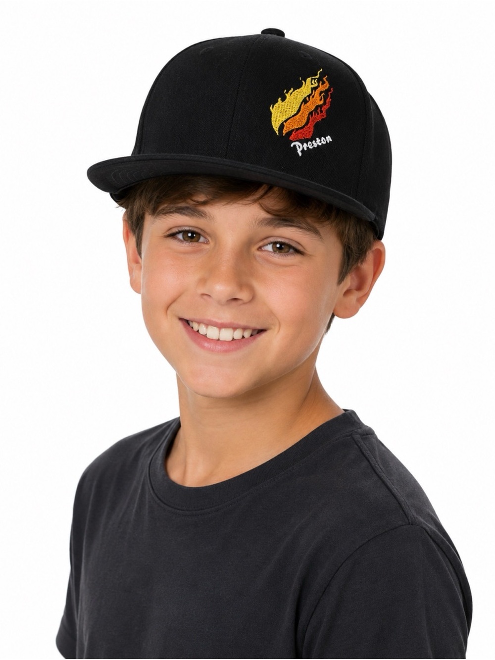 Official Preston Playz Fire Merch Cap